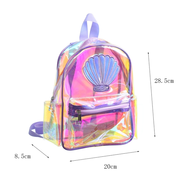 NWT UNBRANDED Transparent Unicorn Toddler Princess Backpack Bag - Picture 13 of 14